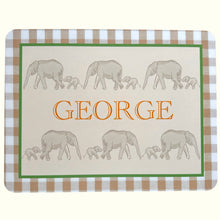 Load image into Gallery viewer, Personalised Table Mat - Ele Green