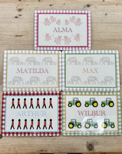 Load image into Gallery viewer, Personalised Table Mat- Tractors