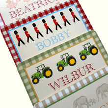 Load image into Gallery viewer, Personalised Table Mat - Ele Green