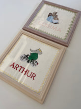 Load image into Gallery viewer, Nells Archdale Embroidered Art- Mrs Rabbit & Babies