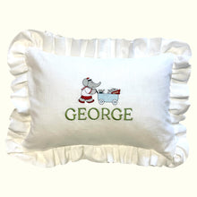 Load image into Gallery viewer, Ruffle Cushion- Pram Strolls