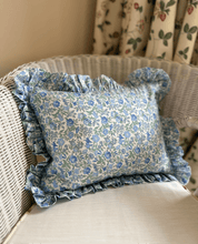 Load image into Gallery viewer, Frilled Cushion - Liberty Marnie - Nells Archdale