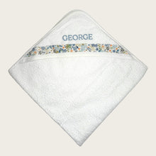 Load image into Gallery viewer, Hooded Baby Towel - Blue Aquarium - Nells Archdale