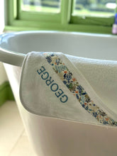 Load image into Gallery viewer, Hooded Baby Towel - Blue Aquarium - Nells Archdale