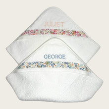 Load image into Gallery viewer, Hooded Baby Towel - Pink Aquarium - Nells Archdale