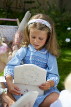 Load image into Gallery viewer, Musical Ballerina Box - Blue Garland - Nells Archdale