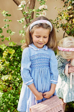 Load image into Gallery viewer, Nells Archdale Hairband - Duck Egg Blue - Hand Embroidered - Nells Archdale