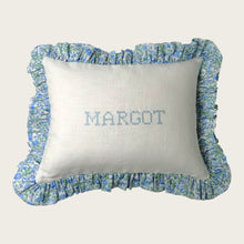 Load image into Gallery viewer, Ruffle Cushion - Linen & Liberty - Nells Archdale