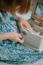 Load image into Gallery viewer, Musical Ballerina Box - Blue Floral - Nells Archdale