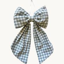 Load image into Gallery viewer, Large Hanging Bow - Duck Egg
