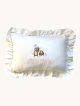 Load image into Gallery viewer, Ruffle Cushion- Little Mice
