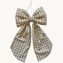 Load image into Gallery viewer, Large Hanging Bow - Camel
