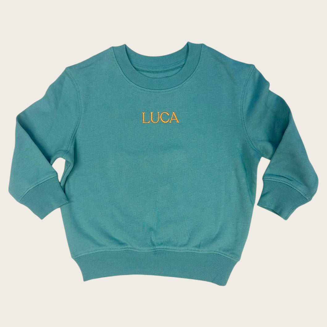 Personalised Sweatshirt - Teal