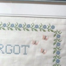 Load image into Gallery viewer, Nells Archdale Embroidered Art- Butterflies Pink
