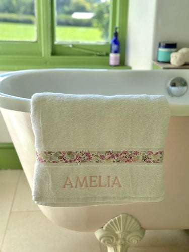 Bath Towel - Pink Aquarium - Nells Archdale