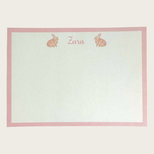 Bunny Notecard - Nells Archdale