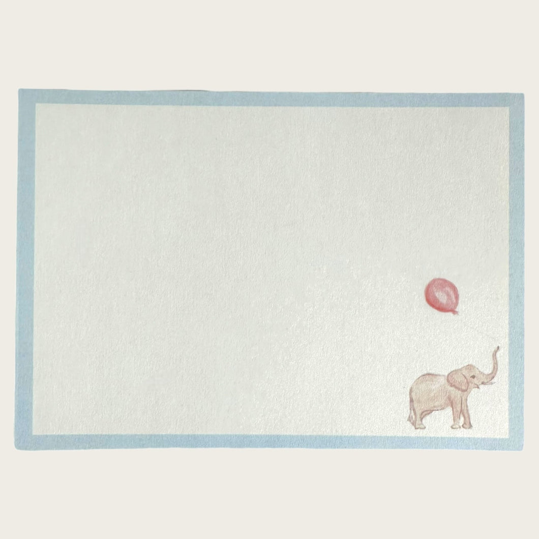 Ele and Balloon Notecard - Nells Archdale