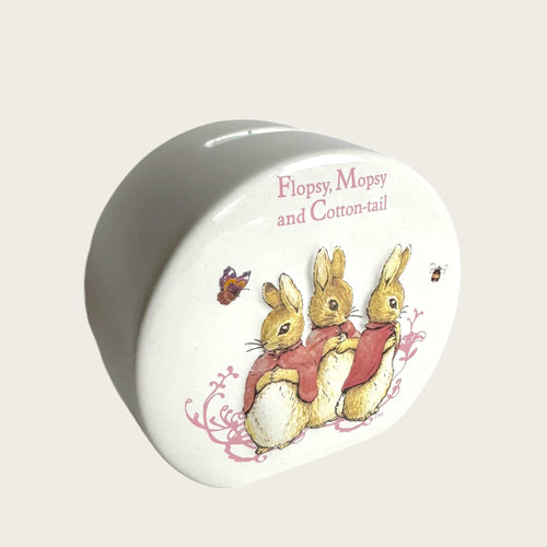 Flopsy, Mopsy & Cotton - Tail Money Bank - Nells Archdale