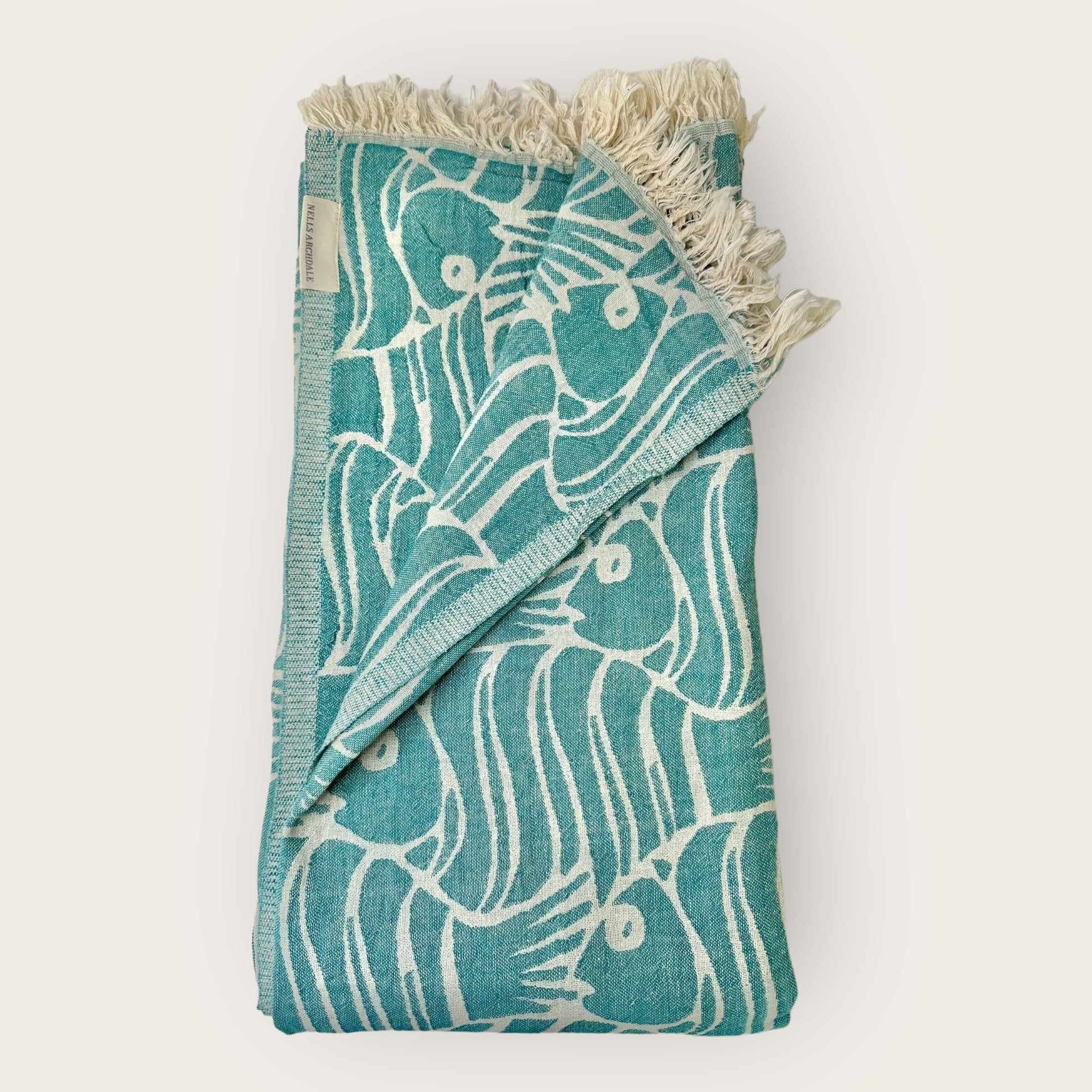 Tommy Bahama Beach Towel Fish Blue online 36X38