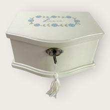 Load image into Gallery viewer, Musical Ballerina Box - Blue Floral - Nells Archdale
