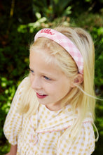 Load image into Gallery viewer, Nells Archdale Hairbands - Pink - Hairband - Hand Embroidered - Nells Archdale
