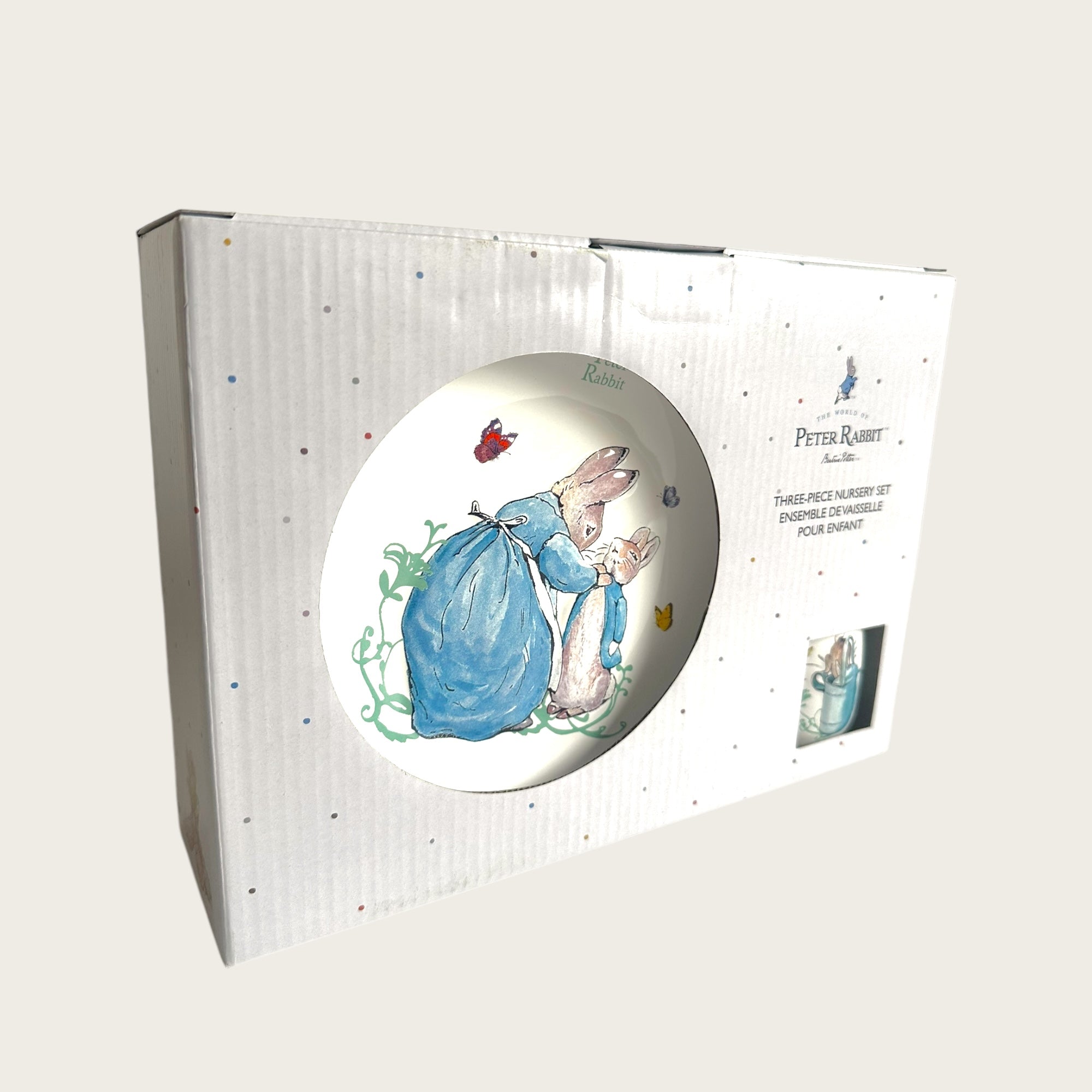 Peter Rabbit Three-Piece Nursery Set – Nells Archdale Peter Rabbit Three-Piece Nursery Set – Nells Archdale