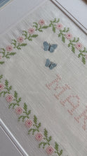 Load and play video in Gallery viewer, Nells Archdale Embroidered Art- Butterflies
