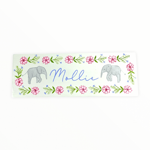 Door Sign | Elephants in the Meadow - Nells Archdale